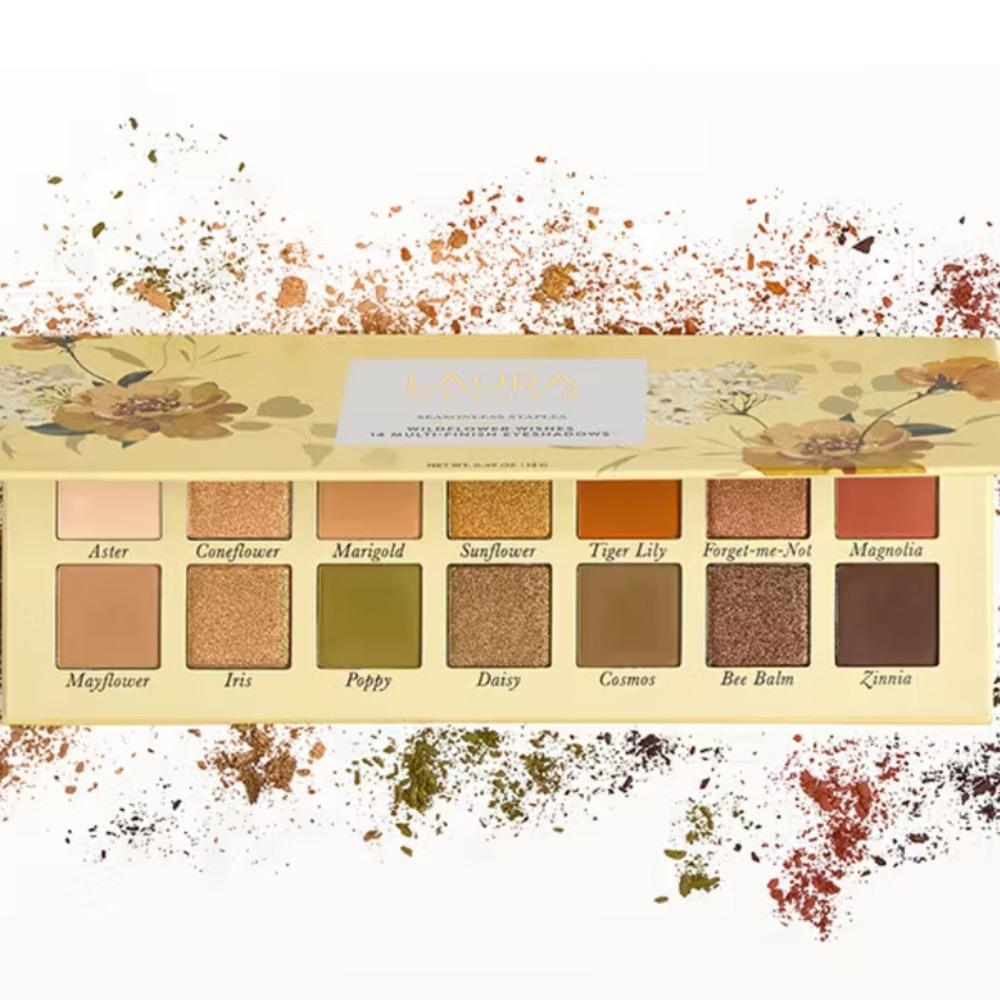 Brand New LAURA GELLER Seasonless Staples Wildflower WishesEyeshadow Palette